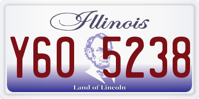 IL license plate Y605238