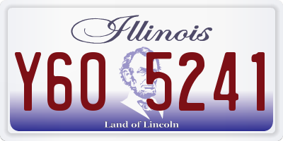 IL license plate Y605241