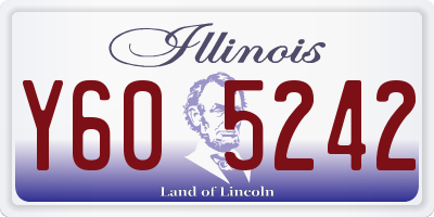 IL license plate Y605242