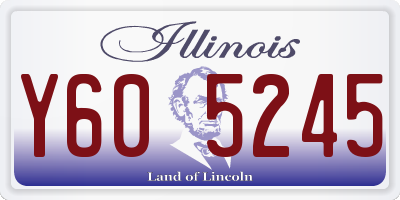IL license plate Y605245