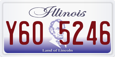 IL license plate Y605246