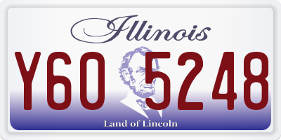 IL license plate Y605248