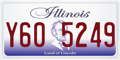 IL license plate Y605249