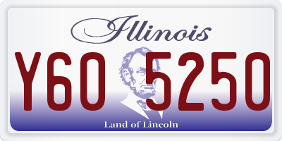 IL license plate Y605250