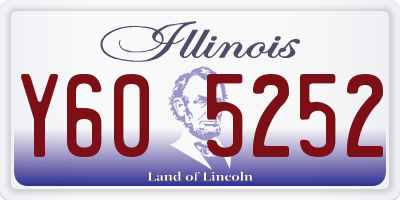 IL license plate Y605252