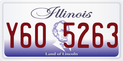 IL license plate Y605263