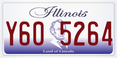 IL license plate Y605264