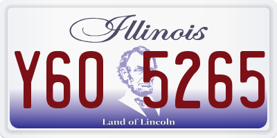 IL license plate Y605265