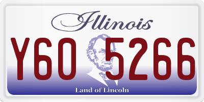 IL license plate Y605266