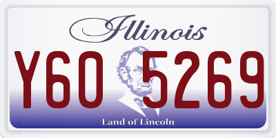 IL license plate Y605269