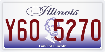 IL license plate Y605270