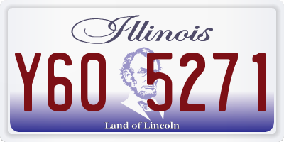 IL license plate Y605271