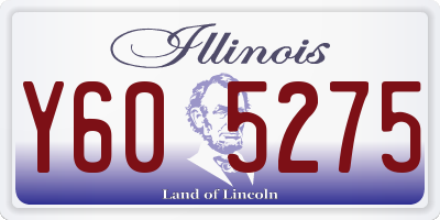 IL license plate Y605275