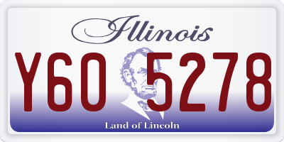 IL license plate Y605278