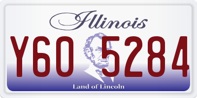 IL license plate Y605284