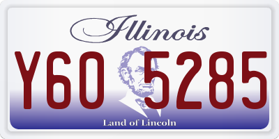 IL license plate Y605285