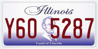 IL license plate Y605287