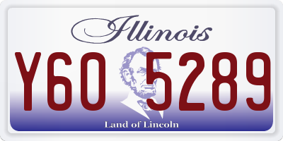 IL license plate Y605289