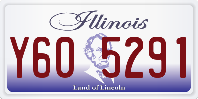 IL license plate Y605291