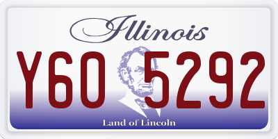 IL license plate Y605292