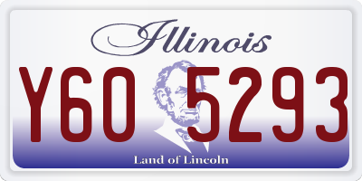 IL license plate Y605293