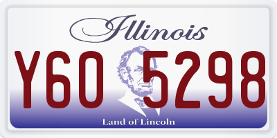 IL license plate Y605298