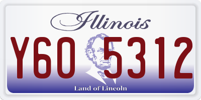 IL license plate Y605312