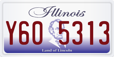 IL license plate Y605313