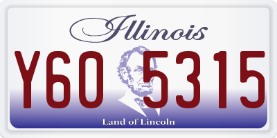IL license plate Y605315