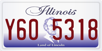 IL license plate Y605318