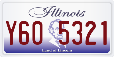 IL license plate Y605321