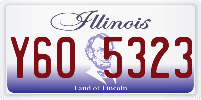 IL license plate Y605323