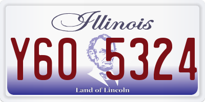 IL license plate Y605324