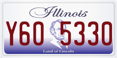 IL license plate Y605330