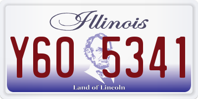 IL license plate Y605341