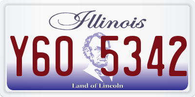 IL license plate Y605342