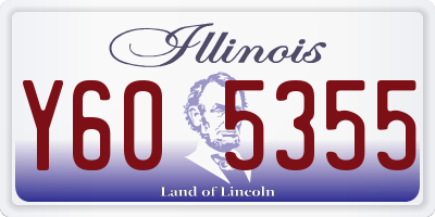 IL license plate Y605355