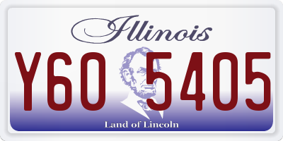 IL license plate Y605405