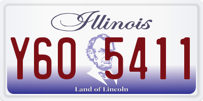 IL license plate Y605411