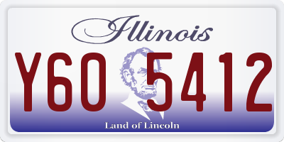 IL license plate Y605412