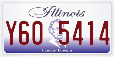 IL license plate Y605414