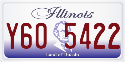 IL license plate Y605422