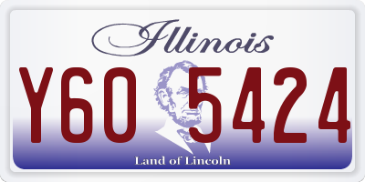 IL license plate Y605424