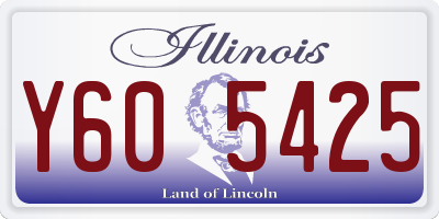 IL license plate Y605425