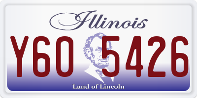 IL license plate Y605426