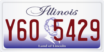 IL license plate Y605429