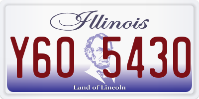 IL license plate Y605430