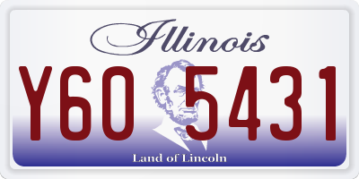 IL license plate Y605431
