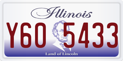 IL license plate Y605433