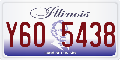 IL license plate Y605438